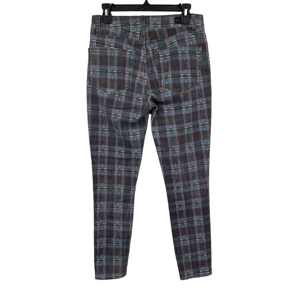 Paige jeans Hoxton ultra skinny black plaid size 29 - Picture 5 of 9